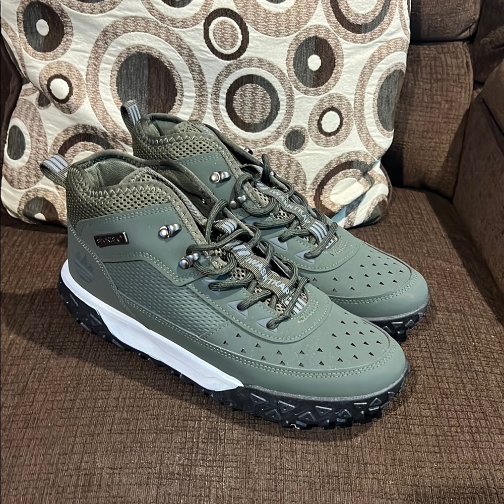 Men's Green Hiking Shoes
